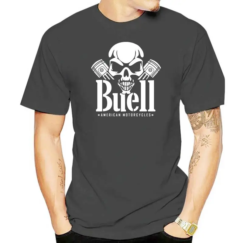

Men T shirt Dgyahjqj Buell American Motorcycles Skull Piston Neu S M L Xl Xxl 4XL Round Neck Short Sleeves Cotton women
