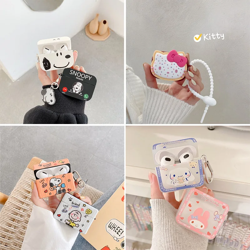 

Чехол для Airpods Pro 1 / 2 / 3 Kawaii Cartoon Silicone Anti-Fall