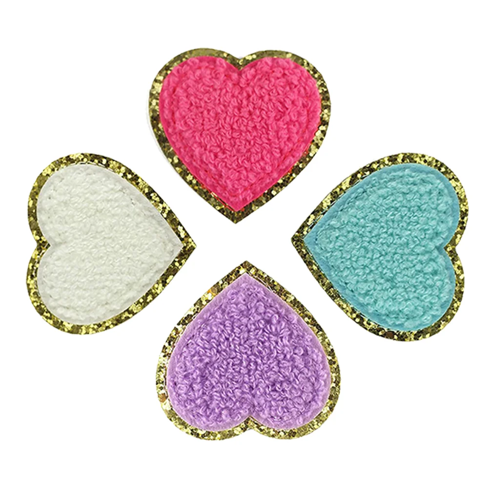 

4Pcs Patches Jeans Patches DIY Patch for Shoes Embroidery Patches Applique for Girls