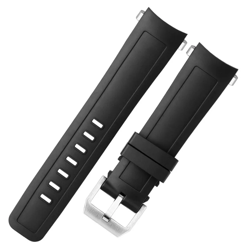 Quick Release Fluoro Rubber Watch Band  For IWC Aquatimer Series IW356802 IW376705 Soft Silicone Watch Strap 23MM Bracelet