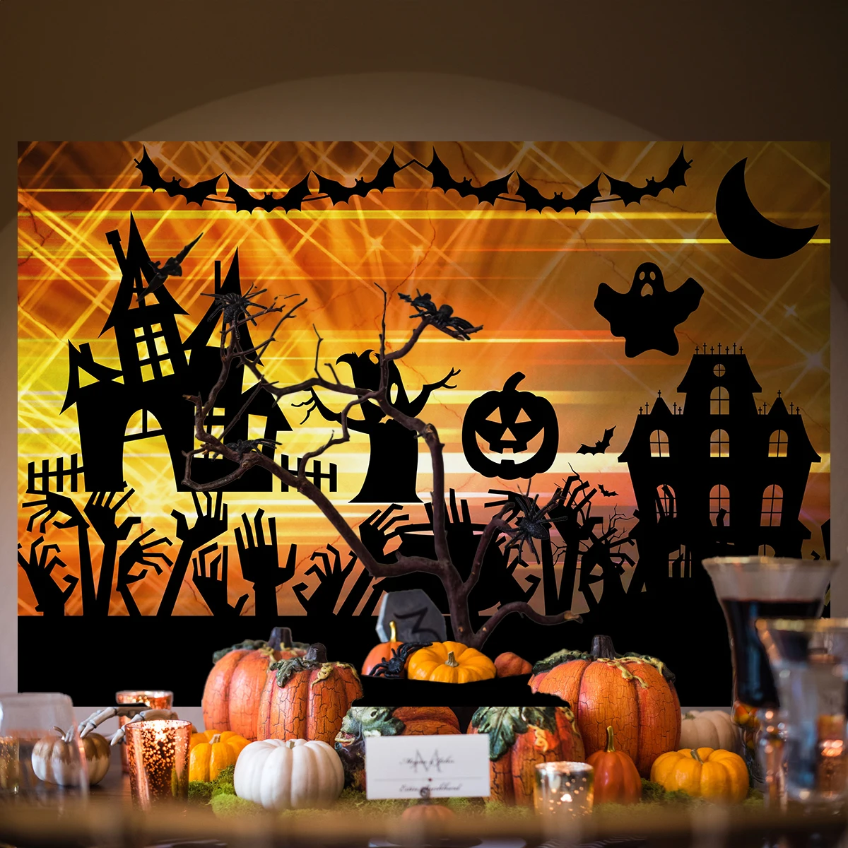 Фон на Хэллоуин для детской фотосъемки