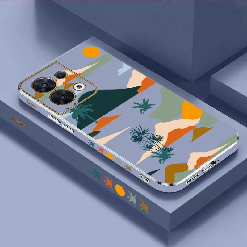 Роскошный чехол для OPPO Reno 8Pro 8T 8 10 10Pro 9ProPlus 9 6Lite 6Z 6proplus 7 7Lite 7Z 5 5Pro 4