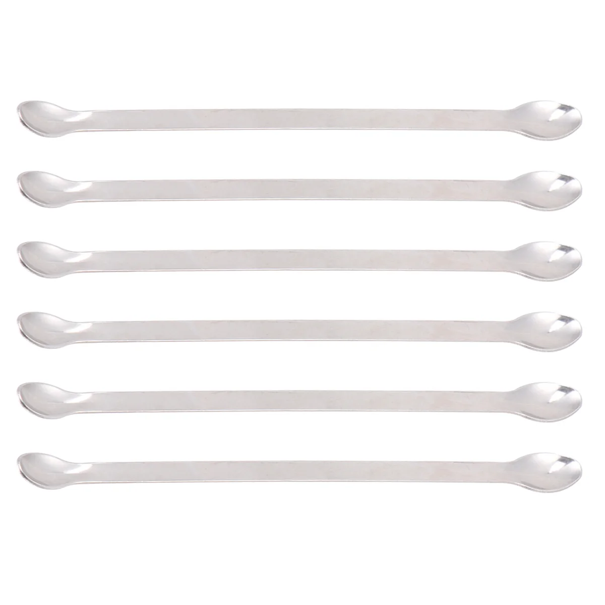 

Spoons Steel Stainless Spoon Spatula Medicine Metal Laboratory Reagent Mini Measuring Sampling Handledlittle Soup Micromixing