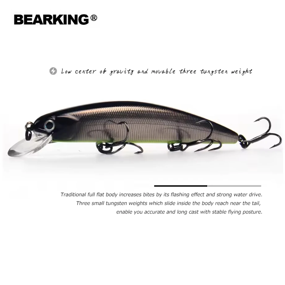 M109 Bearking 11 см 17 г Dive 1,5 м Супер весовая система Long Casting SP Minnow Новая модель Рыболовные приманки Жесткая приманка Качественные воблеры (art.: 3920cc75c26bc) - 3920cc75c26bc
