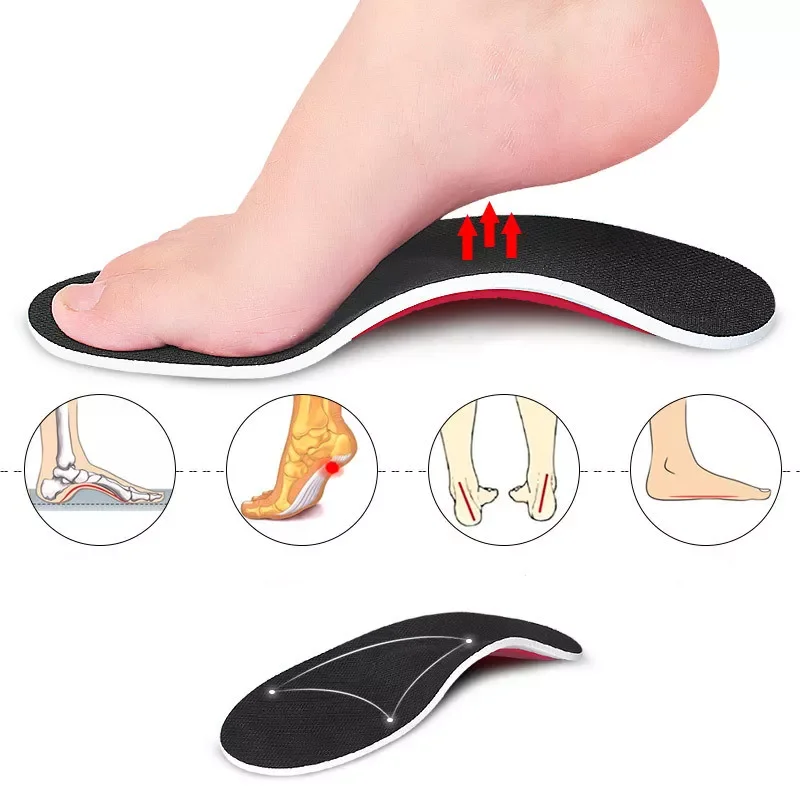 

Orthotic Insole Arch Support Flatfoot Orthopedic Insoles Feet Ease Pressure Of Air Movement Damping Cushion Padding Insole