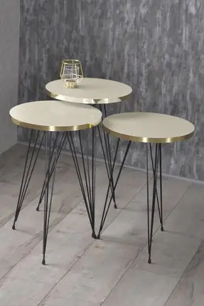 

Modern Zigon coffee table Black Wire Foot Gold Cream coffee tables table basse furniture living room table