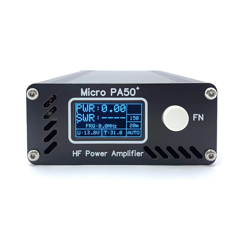 Усилитель 1 3 дюймовый OLED-дисплей Micro-PA50 + коротковолновый HF Power 50 Вт 5 МГц-28 МГц SWR Meter