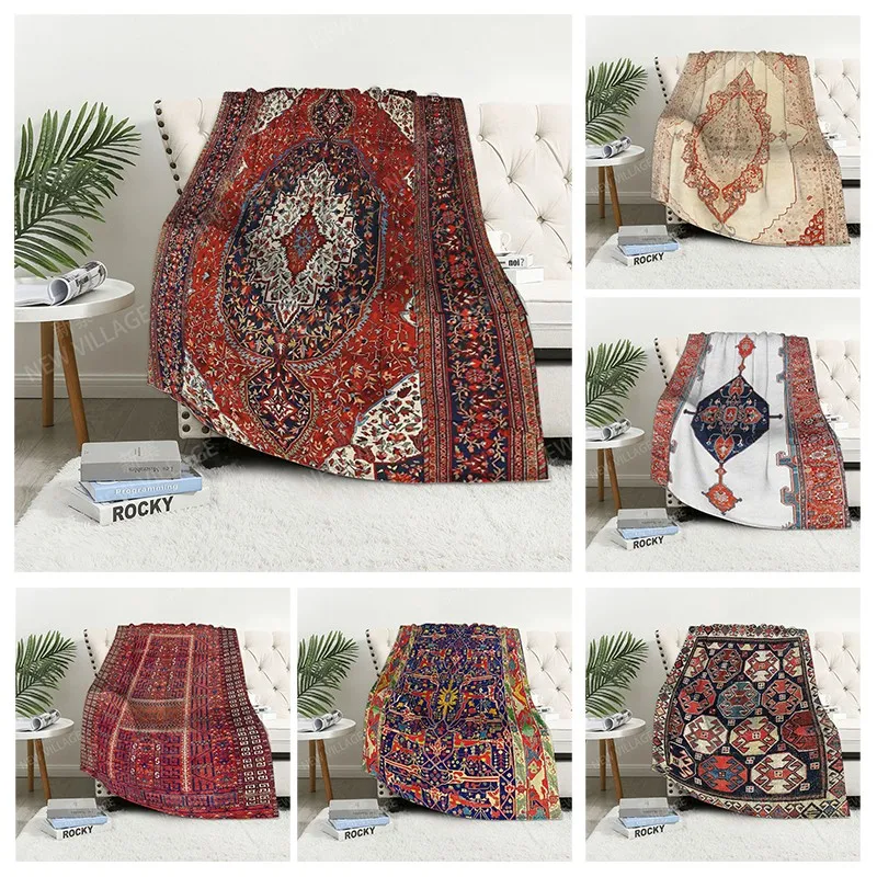 

Plaid sofa for Knee blankets warm winter bed cover throw blanket Decor boho warm fleece Nordic Vintage Moroccan Soft and hairy