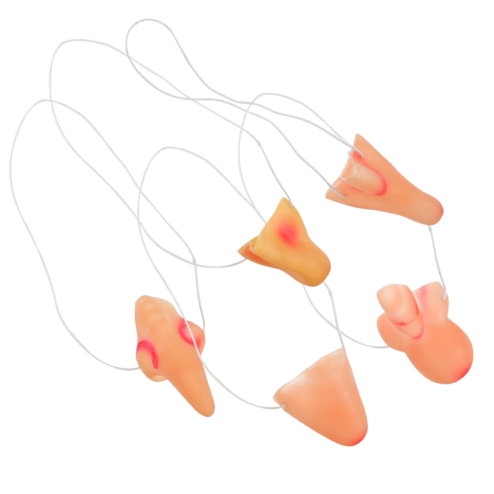 

5pcs Witch Noses Costume Party Prop Scary Fancy Noses for Performance Prop