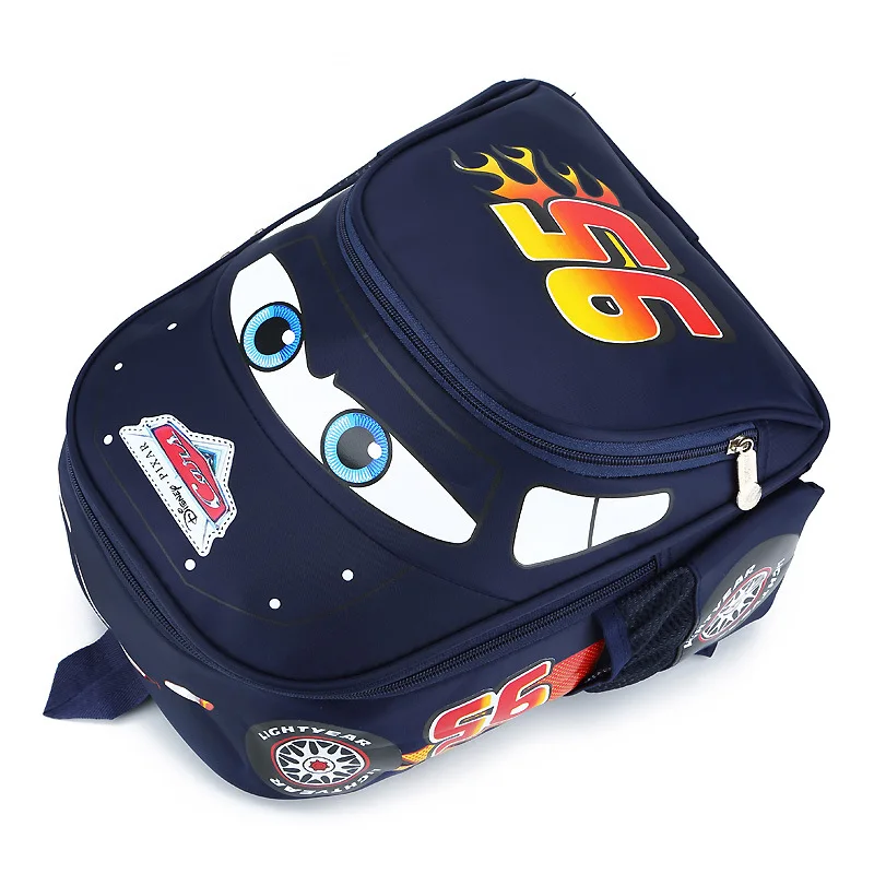 

New Kids Backpack 3D Waterproof 95 Car Boys 2-5 Years Old Children Backpack Kindergarten Cartoon Car Travel Bag bags