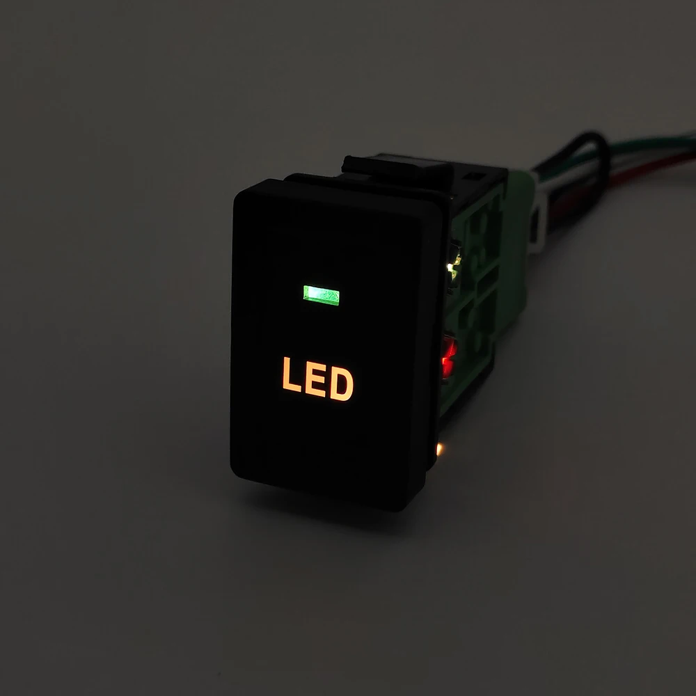 Автомобильный светодиодный выключатель питания ВКЛ./ВЫКЛ. Светильник световая