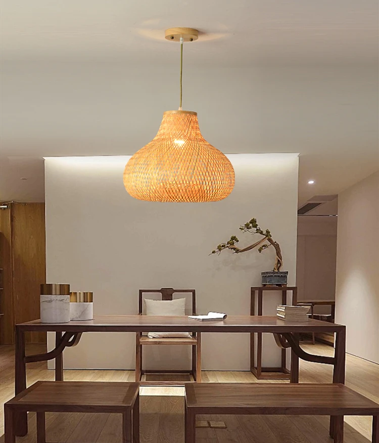 

Китайская плетеная вручную лампа из бамбука, ручная люстра, Бамбуковая Люстра для сада, ресторана, кафе, бара, гостиной, декоративная лампа для освещения