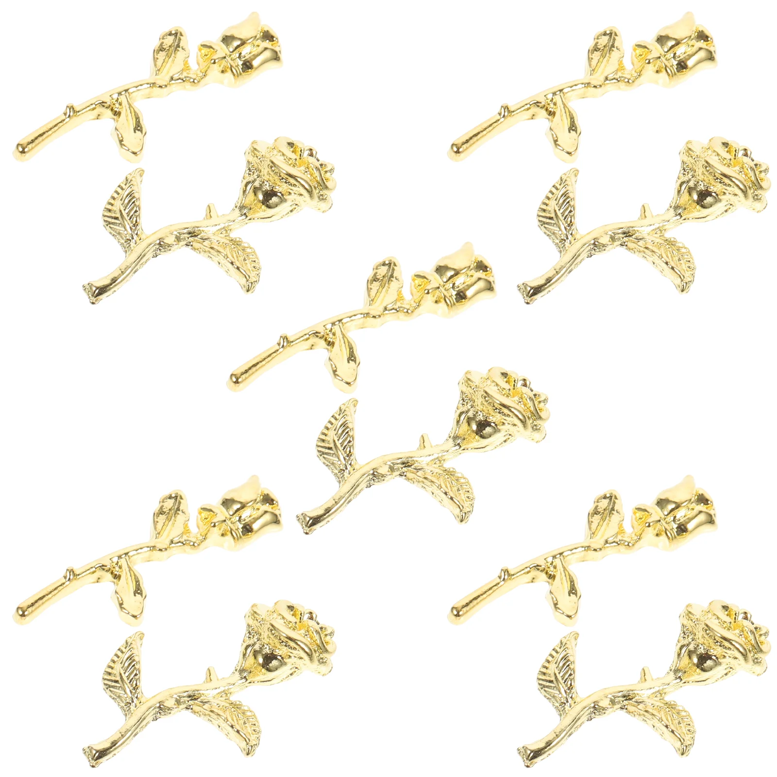 

100 Pcs Coin 3d Nail Flowers Jewels Rhinestones Charms Nails Zinc Alloy Phone Case