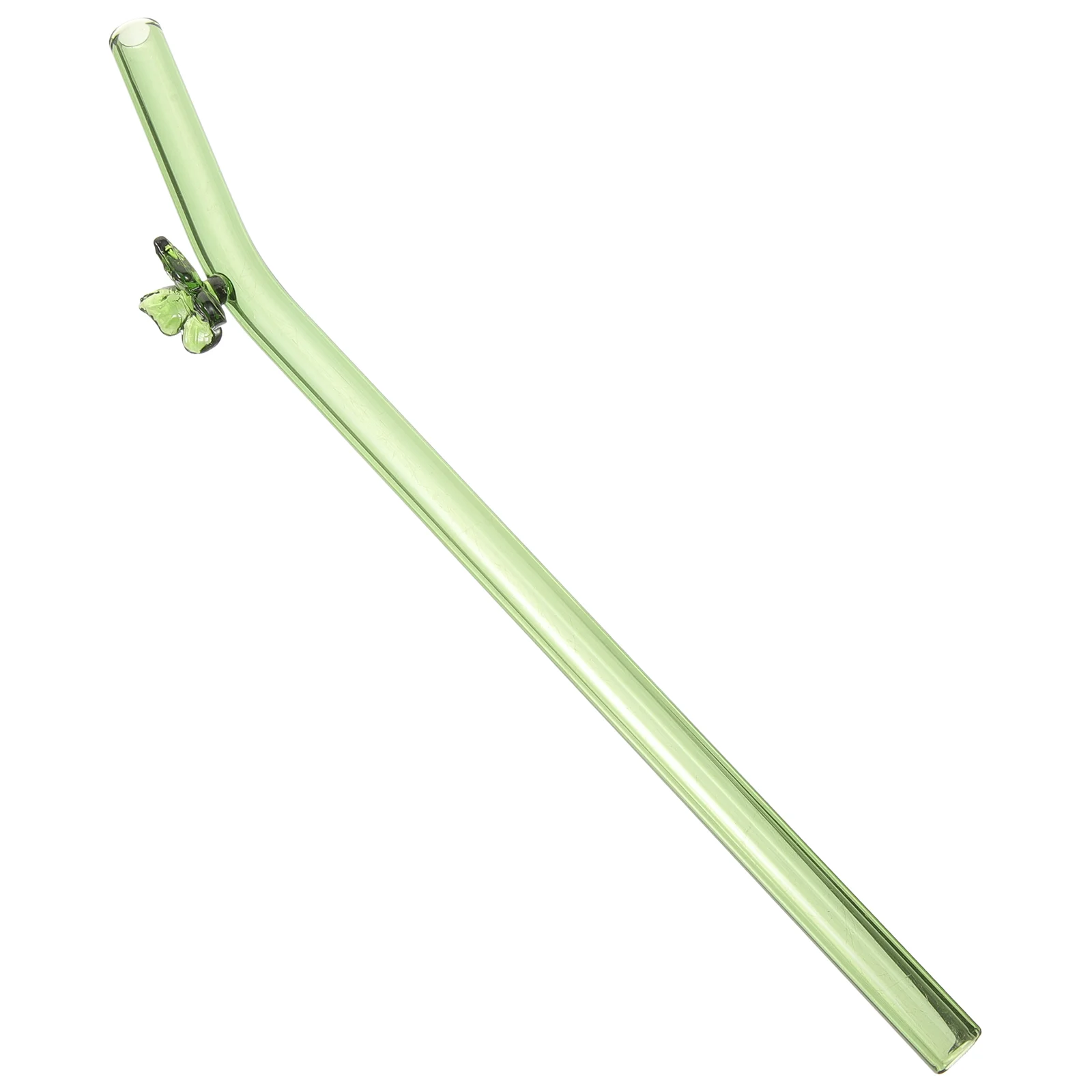 

Термостойкие стеклянные соломинки цветные бабочки молоко чай сок цветные соломинки