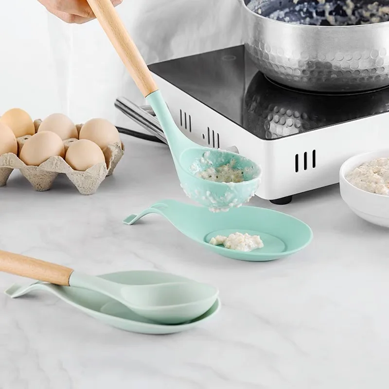 Силиконовая кухонная утварь с деревянной ручкой кухонный инструмент