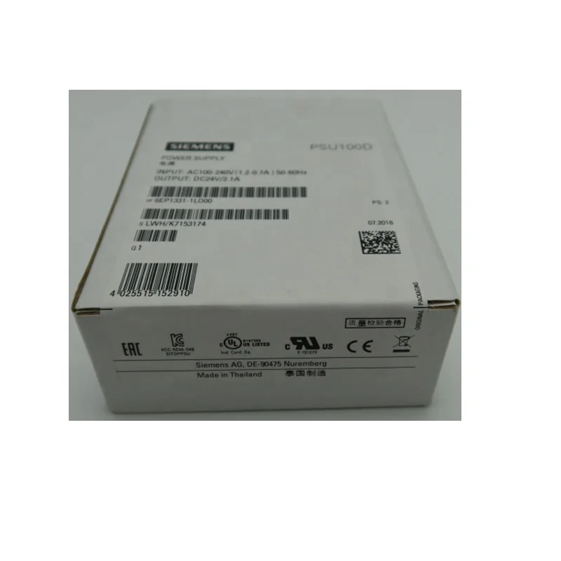 

SIMENS 6EP1331-1LD00 PSU100D 24 V/2.1 A Stabilized power supply