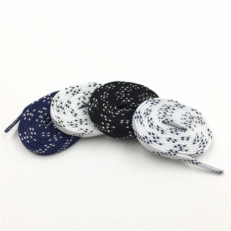 Coolstring  Japanese Style Fashion Shoelaces 0.8 cm Flat Striped Polyester Shoe Lace Classical Leisure Fabric Boot Lace