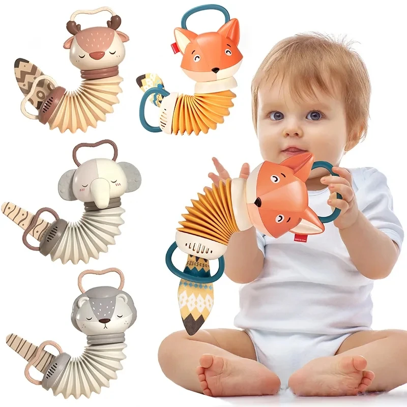 

Baby Fox Accordion Educational Baby Fox Accordion Toys Cartoon Animal Accordion Bug Toddler Early Education Music Learning Toy f