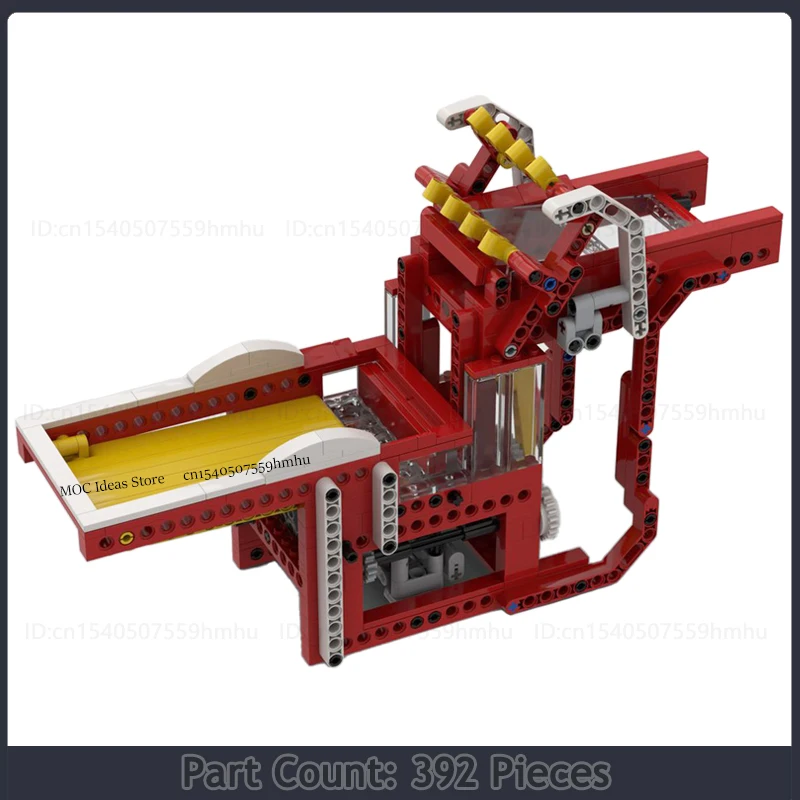 Строительные блоки MOC маленький модуль GBC моторная машина технология спортивных