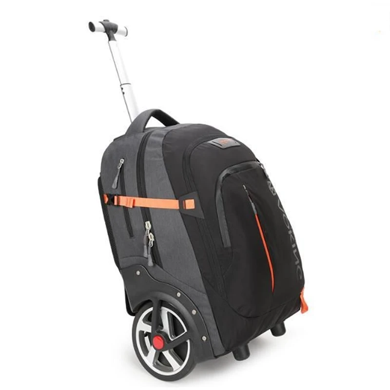 Rolling Luggage backpack bags with Men wheelsTravel trolley 