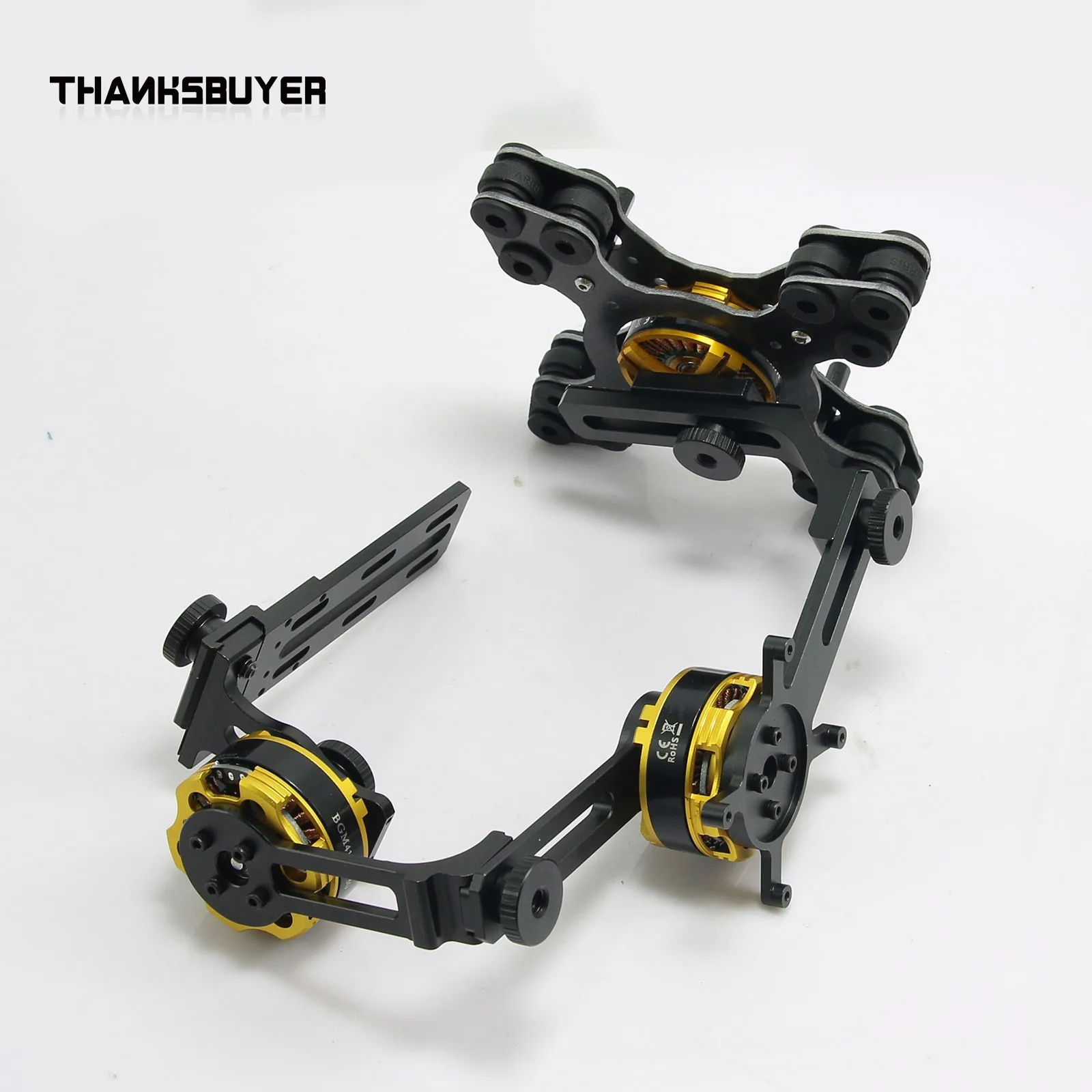 3-осевой бесщеточный карданный мини-каркас из алюминиевого сплава с мотором для