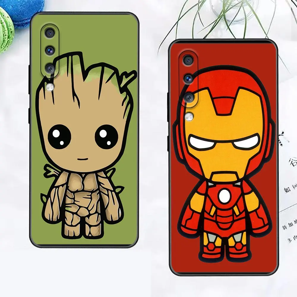 

Para Case For Samsung NOTE 20 10 9 8 Ultra M62 M53 M51 M33 M32 M31 M30 M30S M23 5G J8 J7 J6 Pro Plus Case Marvel Groot Spiderman
