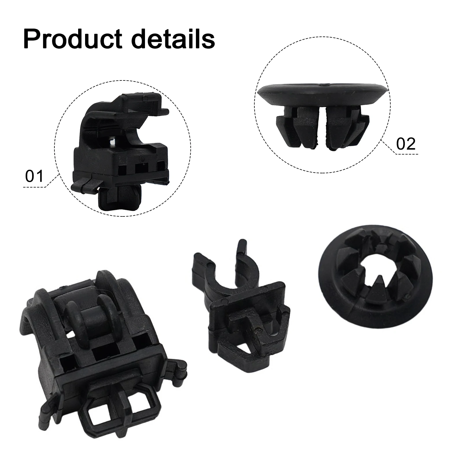 

Car Hood Rod Holder Plastics 3pcs/ Set 90601-S84-A01 For Odyssey For Pilot Fit RB1 None Brand New High Quality