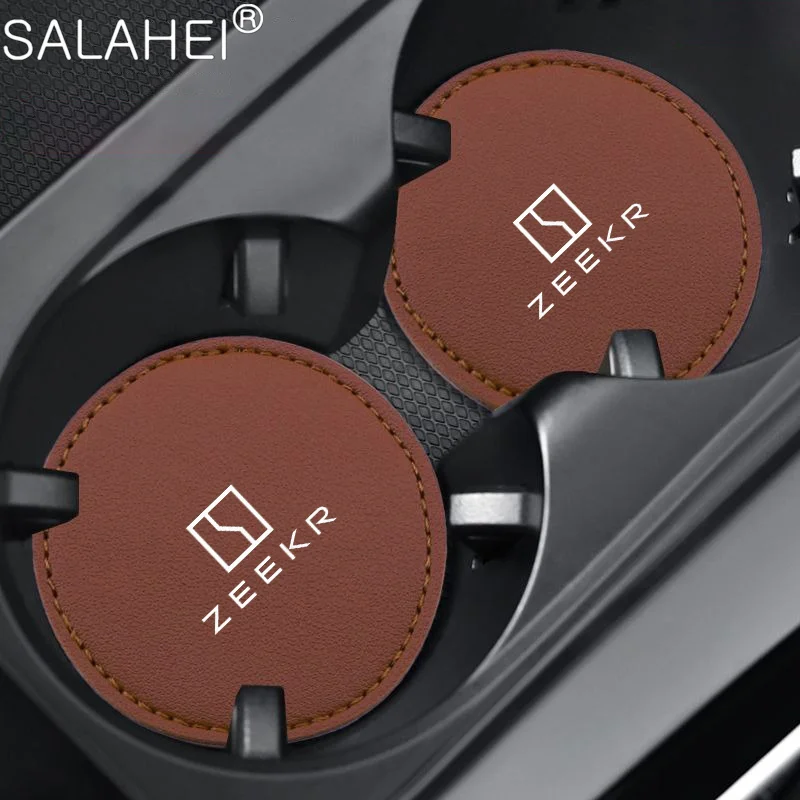 Для ZEEKR 001 009 2022 2023 2024 аксессуары для интерьера 2 шт. Стайлинг автомобиля кожаные