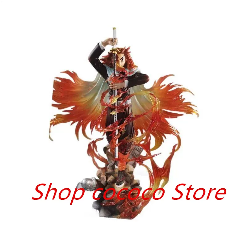 30 см фигурки убийцы демонов Rengoku Kyoujurou фигурка Gk статуя аниме модель коллекция