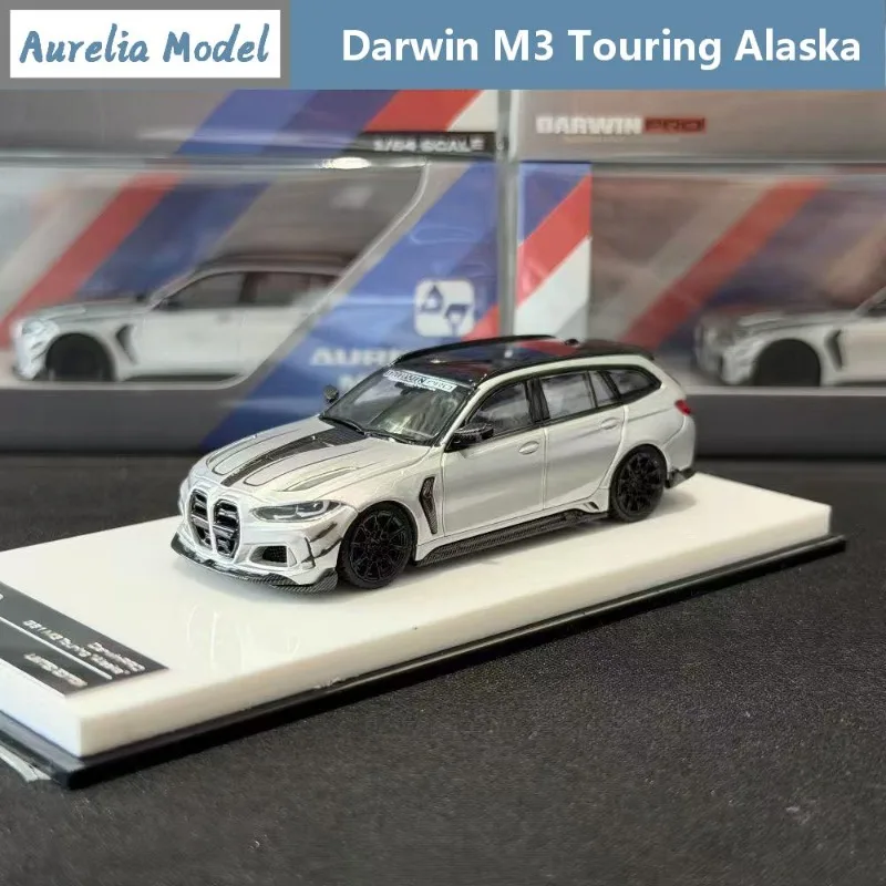 Фото Модель Aurelia 1:64 Darwin M3 Touring Alaska, литая под давлением из сплава, коллекционная модель автомобиля, подарок для мальчика, рождественский подарок, подарки для мужчин. №2