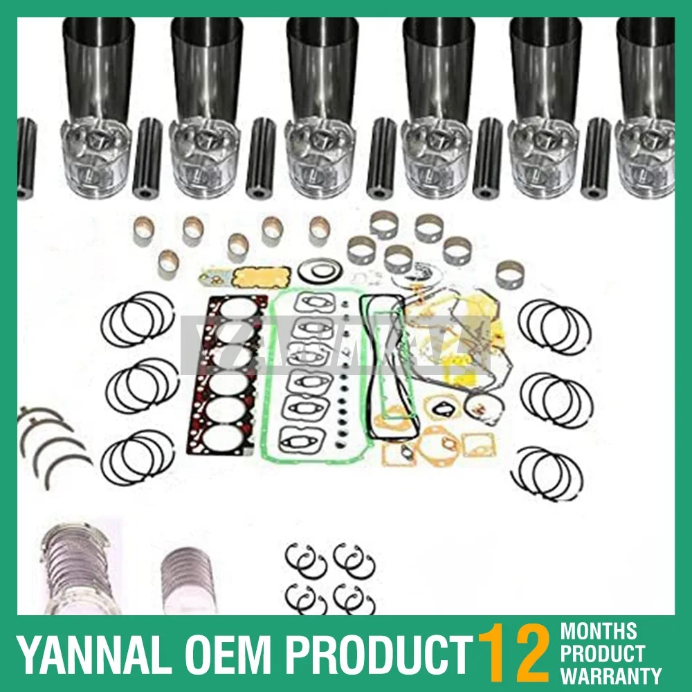 

Ремонтный комплект с комплектом прокладок для двигателя Hino J08E 238 268 грузовик средней грузоподъемности