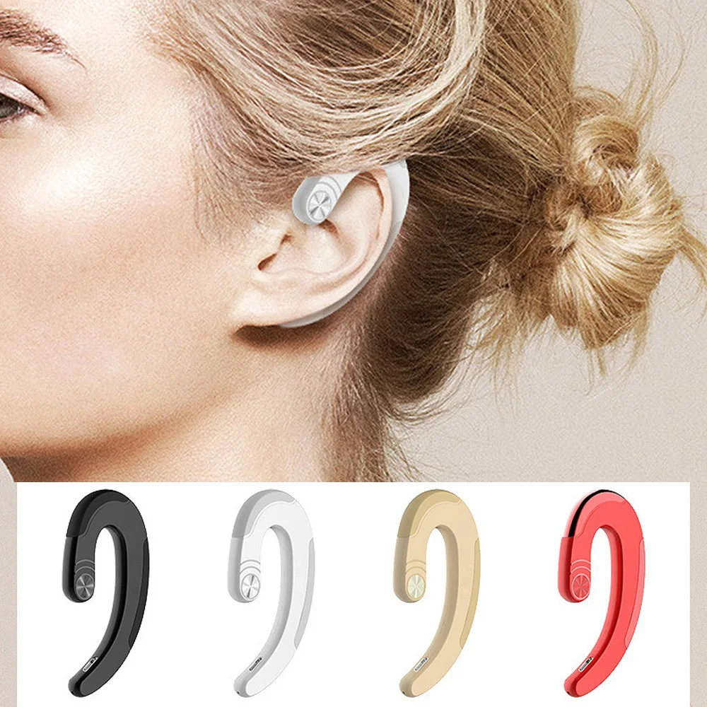 

Wireless Bluetooth Headphones Bone Conduction Earphones BT 5.0 Exquisite Earphone Hook Earbuds Handsfree Headphone with Mic