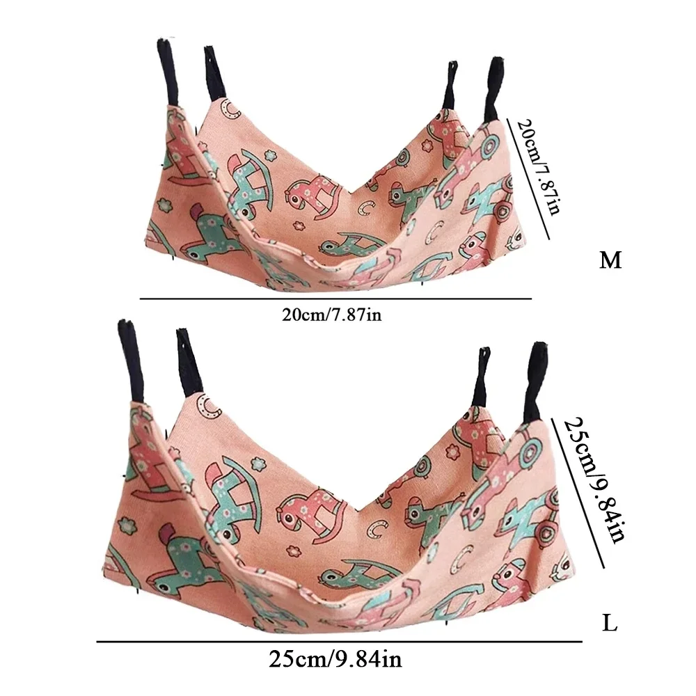 Теплый плюшевый гамак для хомяка маленький двухслойный утолщенный спальный