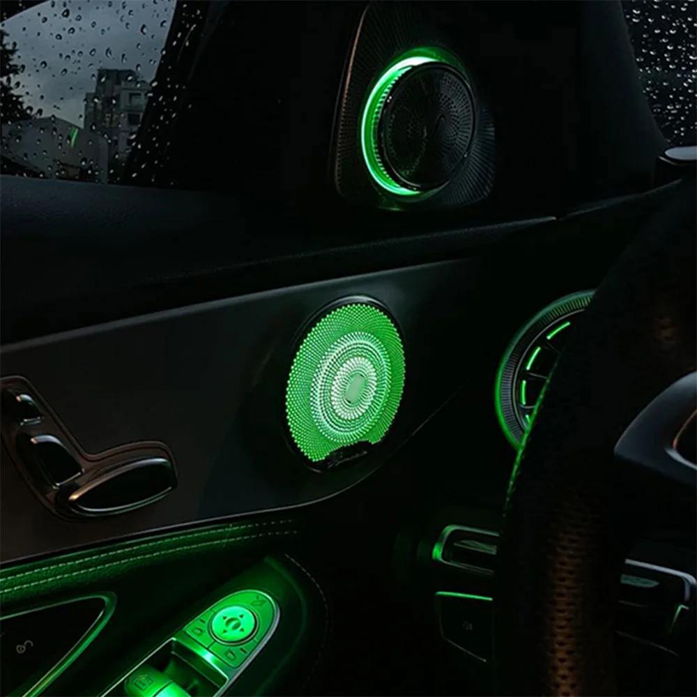 W213 3D вращающаяся крышка дверной панели с высокой подсветкой E class E300 64-цветная