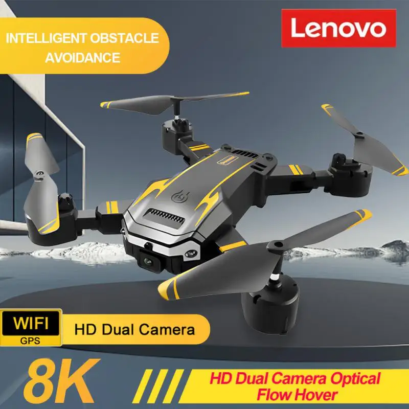 

Квадрокоптер Lenovo Pro Dron 8k с функцией GPS, дистанцией 5000 м