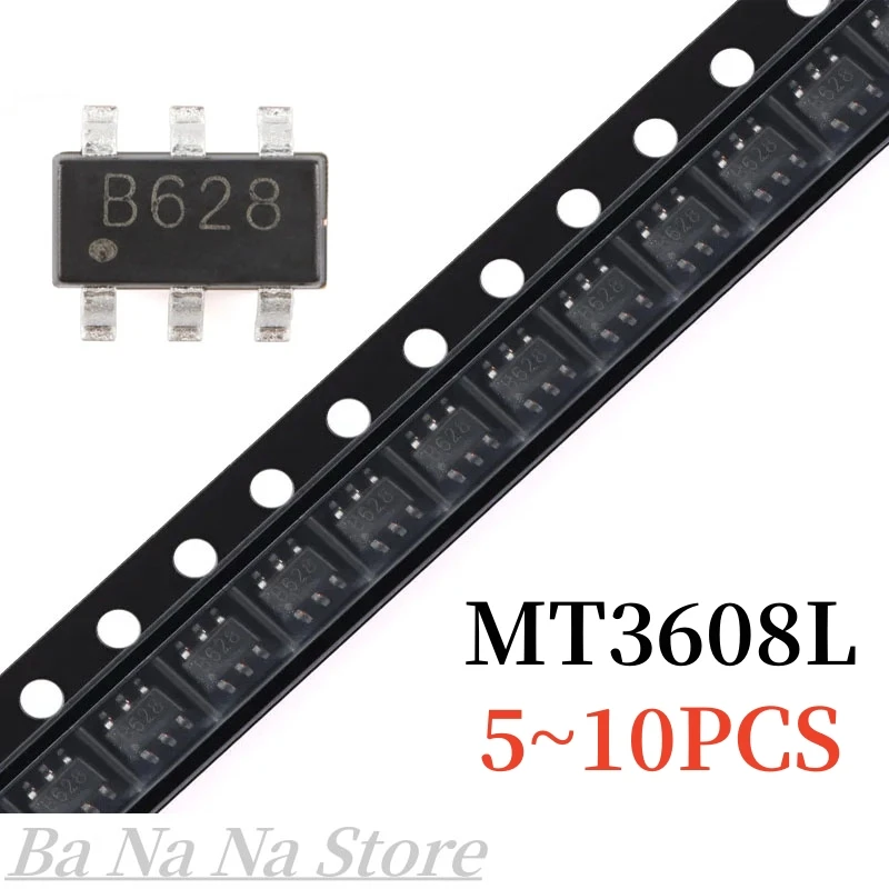 10/5 шт., MT3608 FM3608 3608, MT3608L SOT23-6 SOT-23-6, 1,2 А, высокая эффективность, МГц, текущий режим, повышающий преобразователь, IC чип, новый оригинал