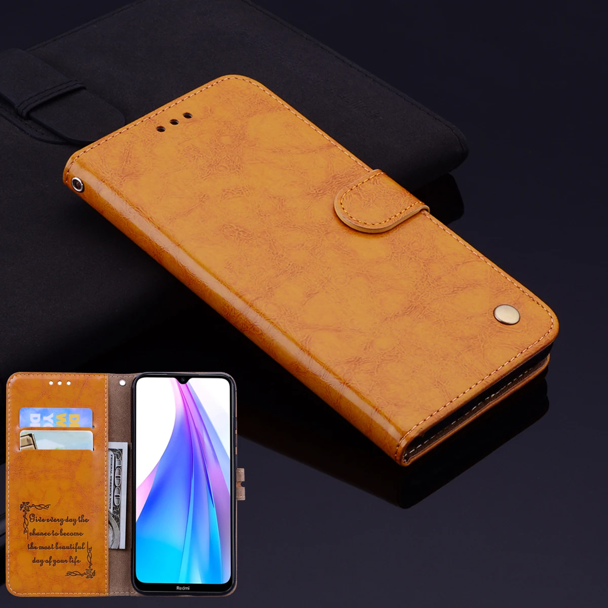 Пылезащитные кожаные чехлы для Xiaomi Note 13 5G флип-кошелек чехол телефона Redmi Note13 Pro Plus