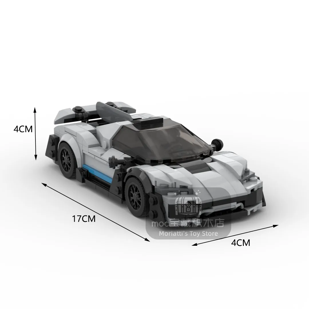 Креативная гаражная строительная игрушка для мальчиков с MOC Benz ONE гоночный