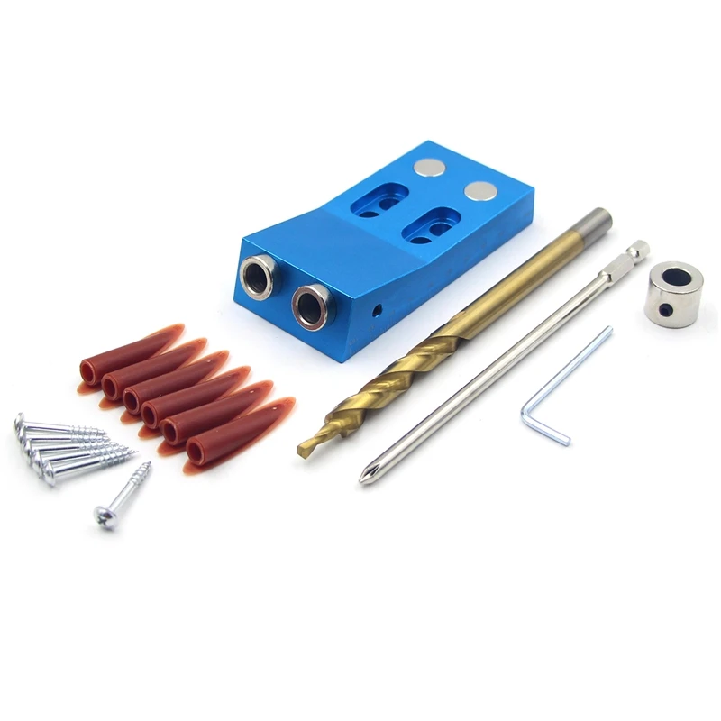 

HOT-1Set деревообрабатывающий двойной отверстие, позиционер для деревообработки, позиционер для сверления с косым отверстием