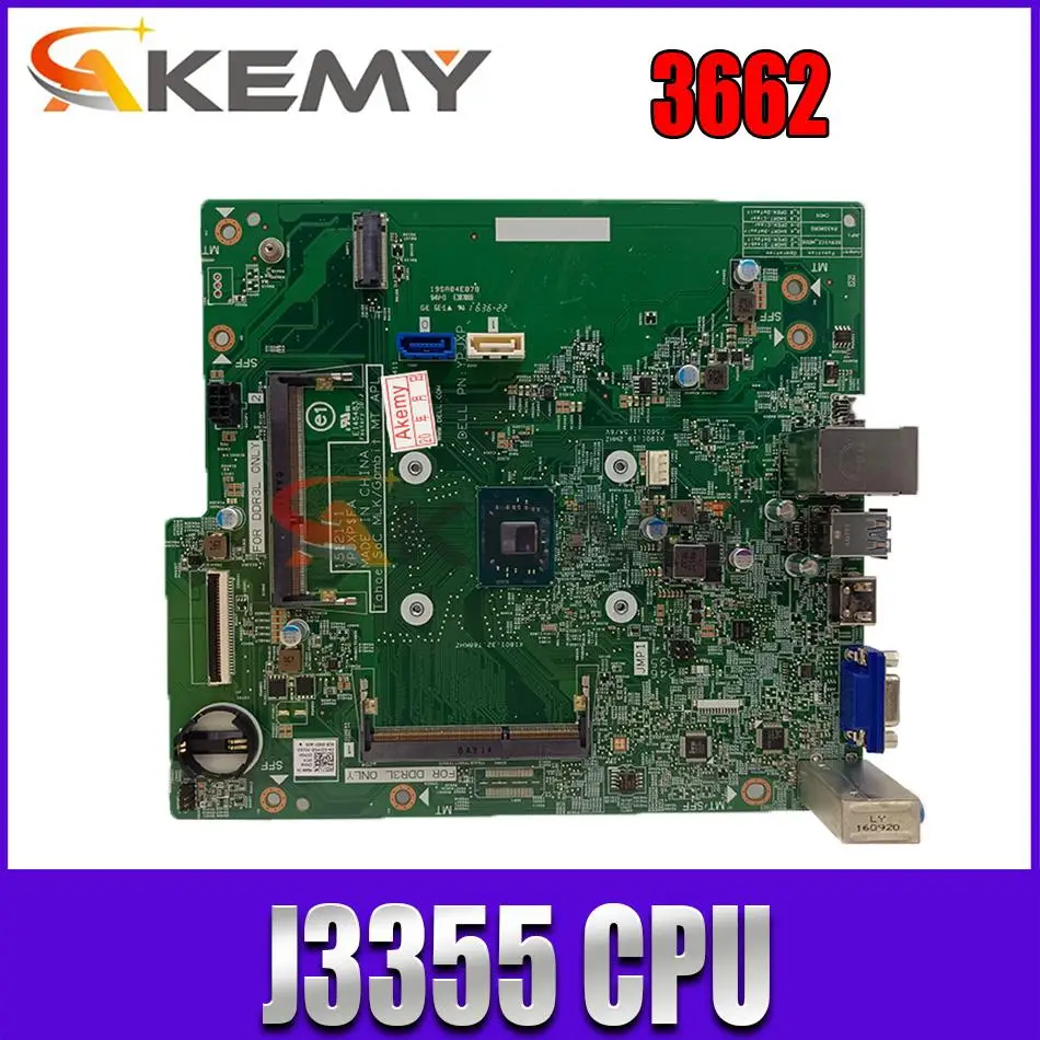 

Новинка 15121-1 Материнская плата для настольного компьютера Dell Inspiron 3662 YPJXP CELERON J3355 CPU CN-037PG0 37PG0 материнская плата 100% протестирована