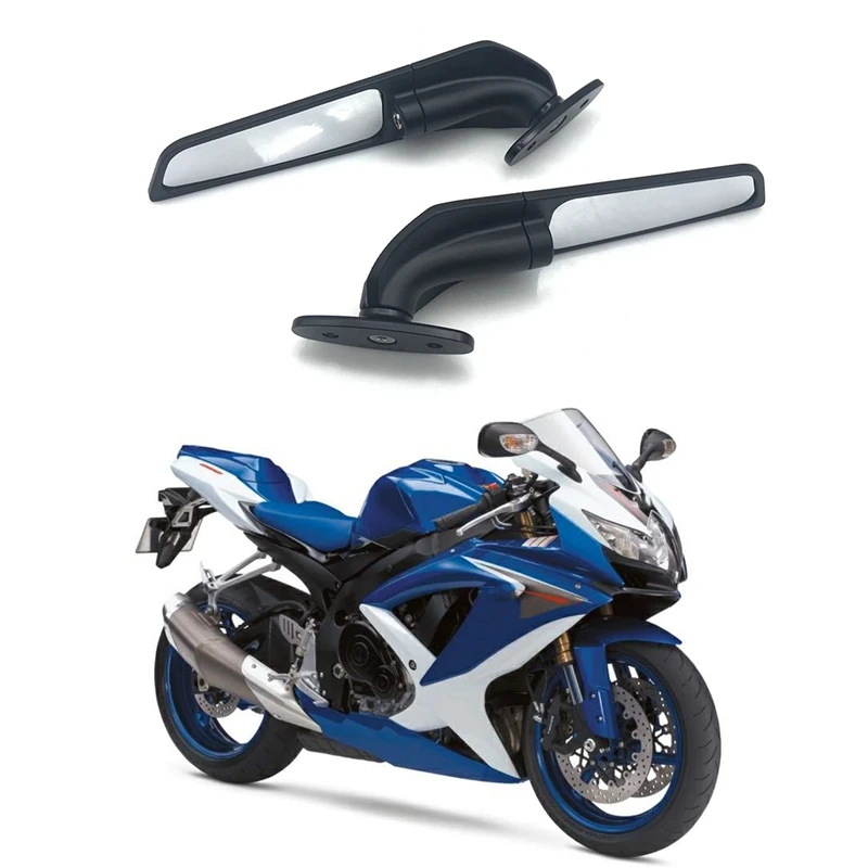 

For SUZUKI GSXR600/750/1000 Hayabusa 05-12 Motorcycle Mirror Modified Wind Wing Adjustable Rotating Rearview Mirror