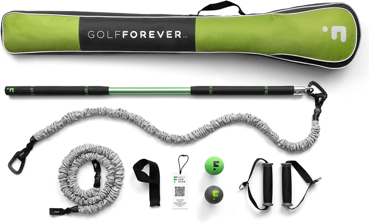 

Swing Trainer Aid & Kit Proven by Golfer Scottie Scheffler | Premium Golf Training Aid Equipment to Improve Strength Flexibi