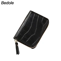 xiaomi women slim business card holder pu leather credit card wallet bag zipper creditidbank card holder case coin purse
