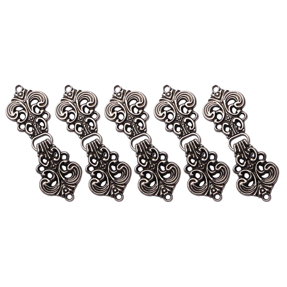 10 пар благоприятных облачных узоров полые застежки с пряжкой застежка для одежды