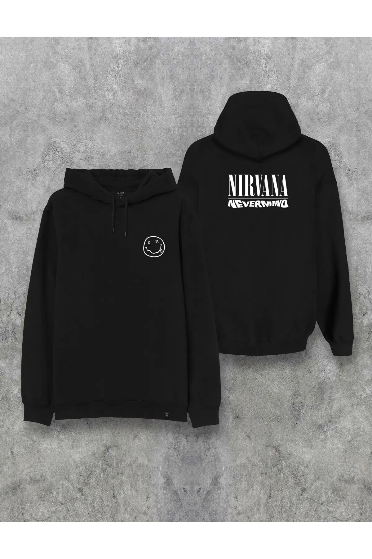 

Nirvana Nevermind Front Back Printed Hooded Design Sweatshirt