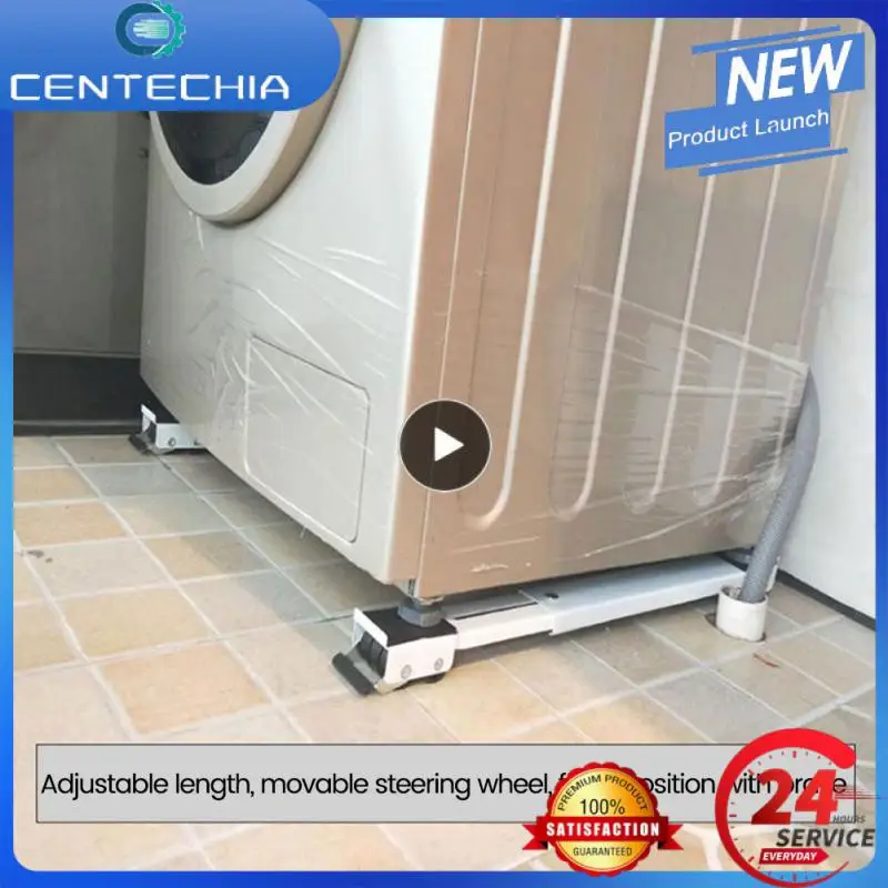 

Organizer Universal Washing Machine Bracket Adjustable Refrigerator Base Mobile Upgrade Model 24 Wheels Dryer Mobile Bracket