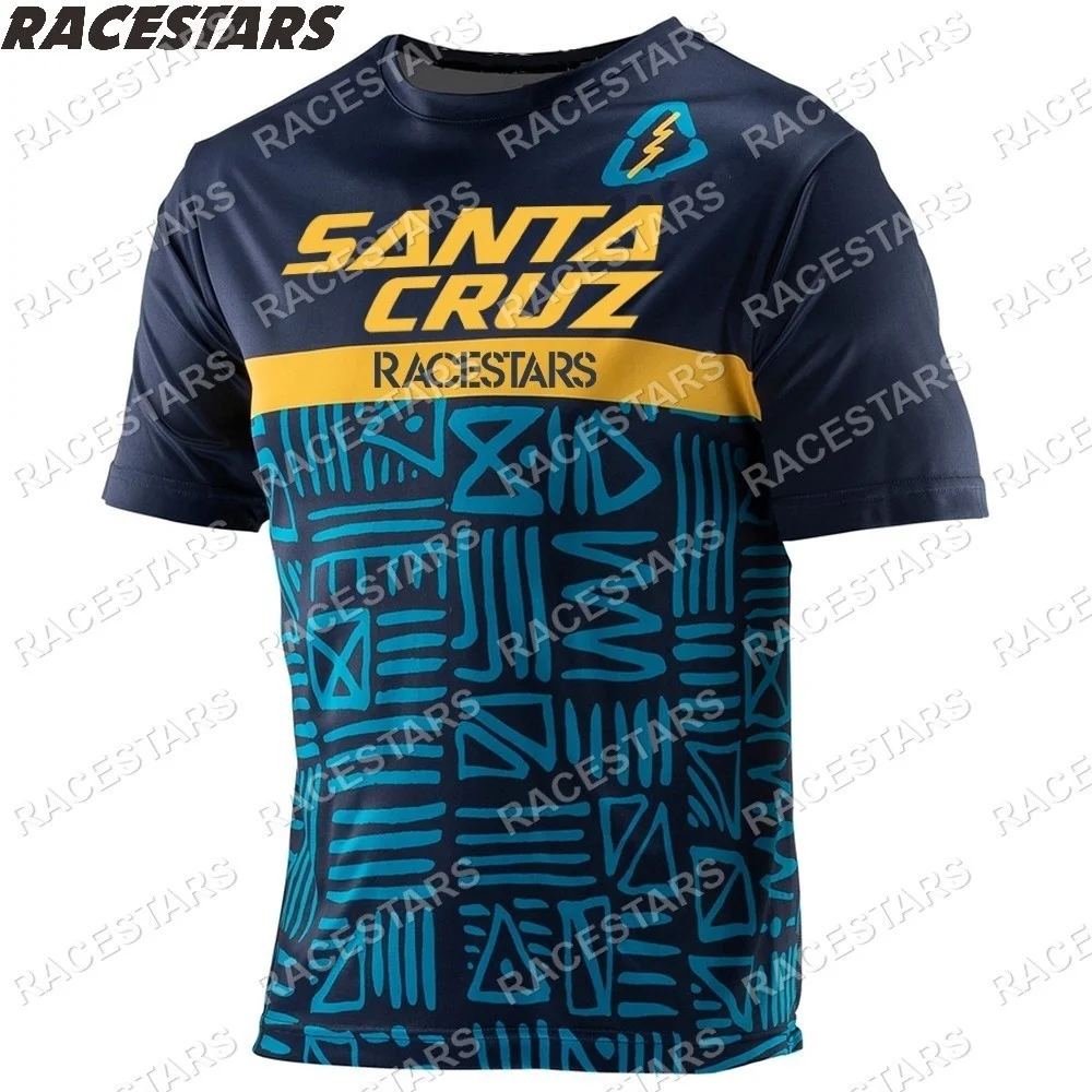 

Santa Cruz 2023 Enduro Downhill Mountain Bike Jerseys MTB Motocross Racing Short Sleeve Cycling Clothes Maillot Ciclismo Hombre