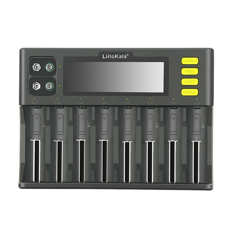 Liitokala lii S1 2 4 6 8 18650 26650 21700 Lithium battery AA 1.2V Ni-MH 3.2V LiFePO4 charger |