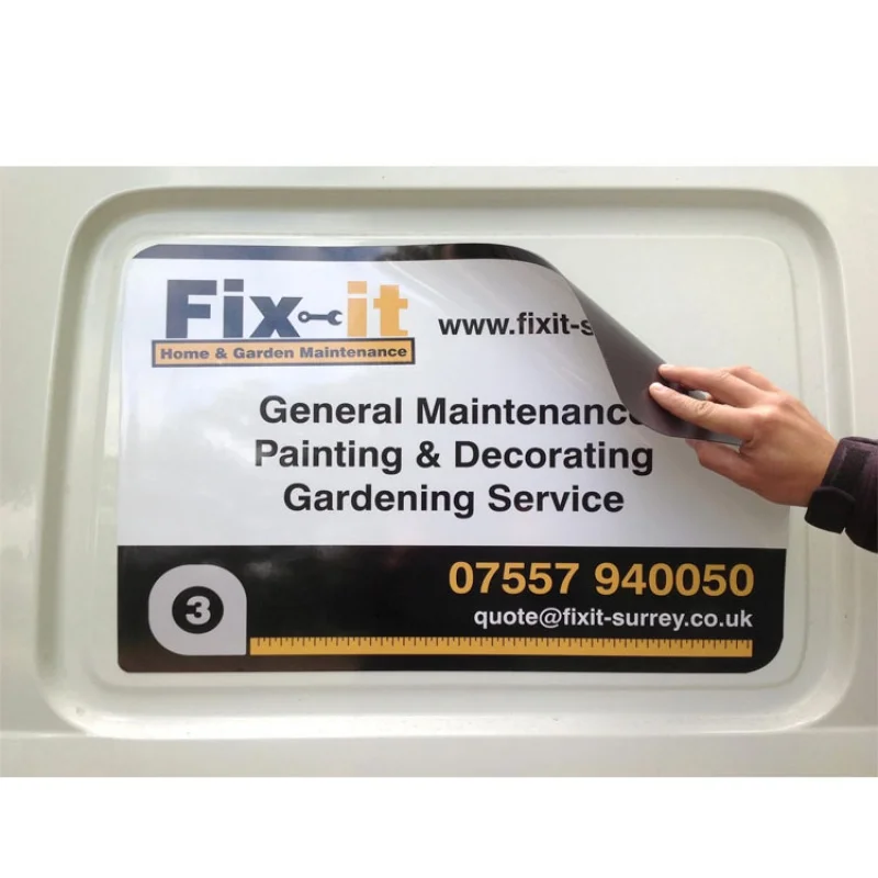 

Car Door Magnet, Outdoor Car Magnetic Sign, Advertising PVC Car Magnett