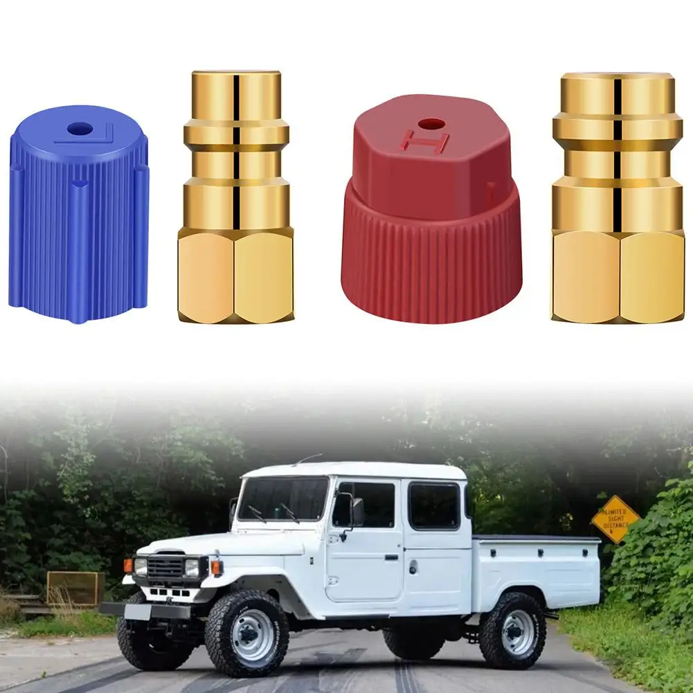 

R12 R22 to R134a Adapters R12 to R134a Retrofit Kit Fitting High/Low Side SAE Kit 1/4in UNF to 7/16in Conversion P0K8